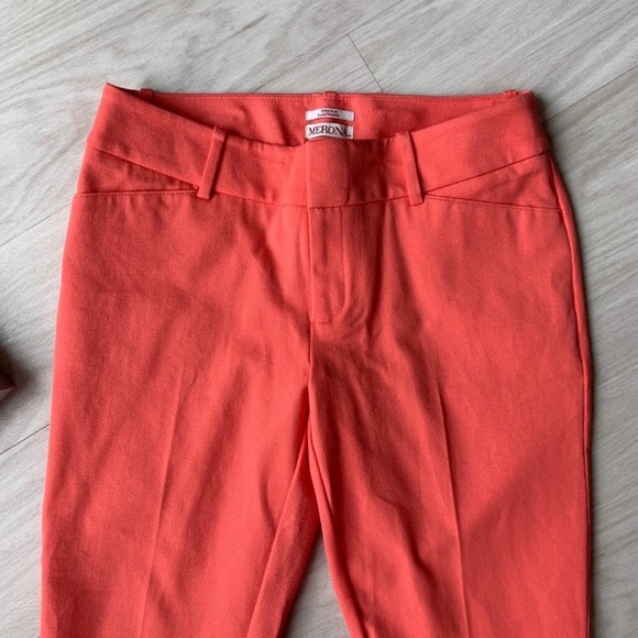 Marina ripped coral slacks - Picture 3 of 4